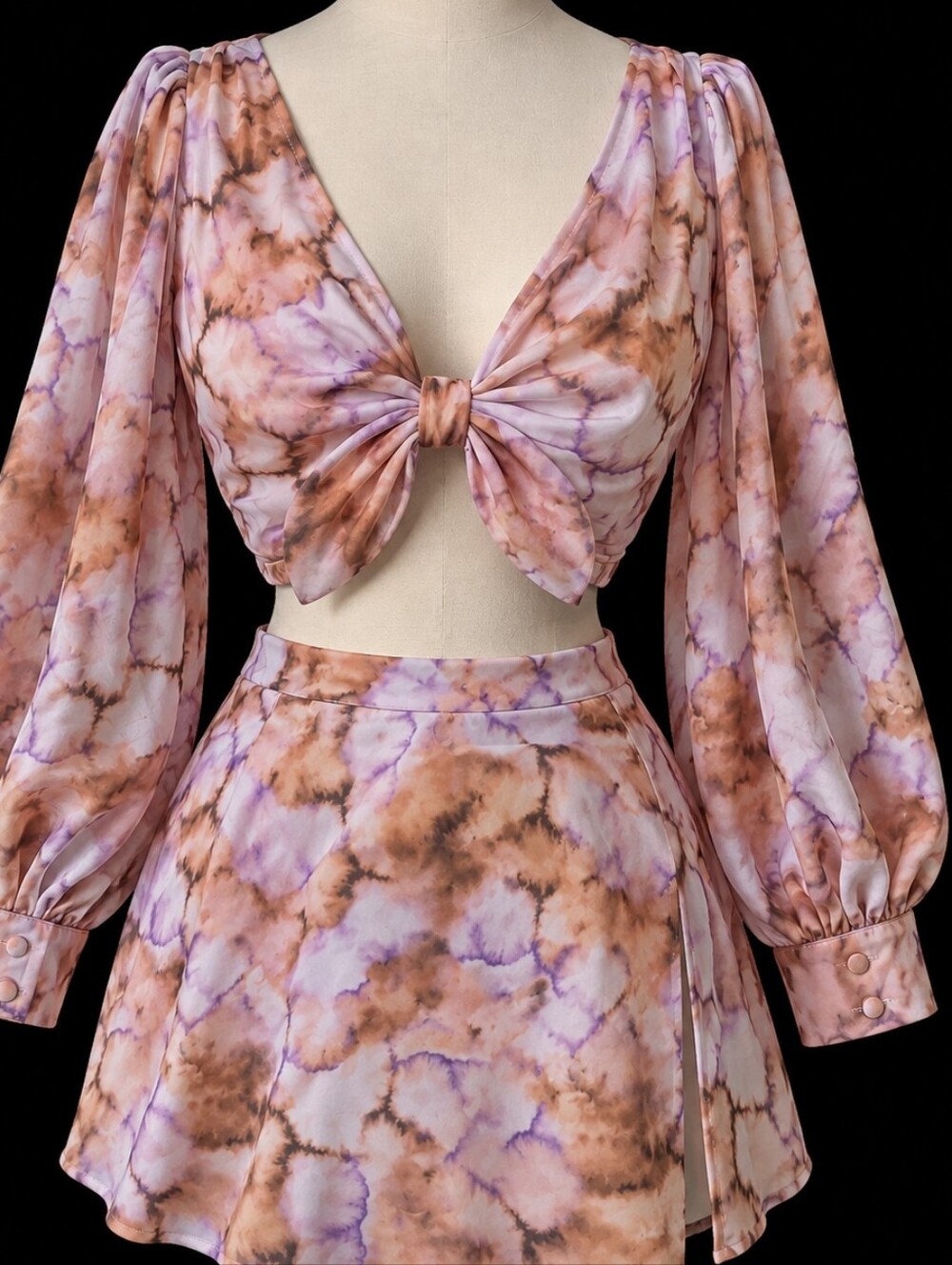 Dynamite Two Piece Top & Skirt 💜🧡